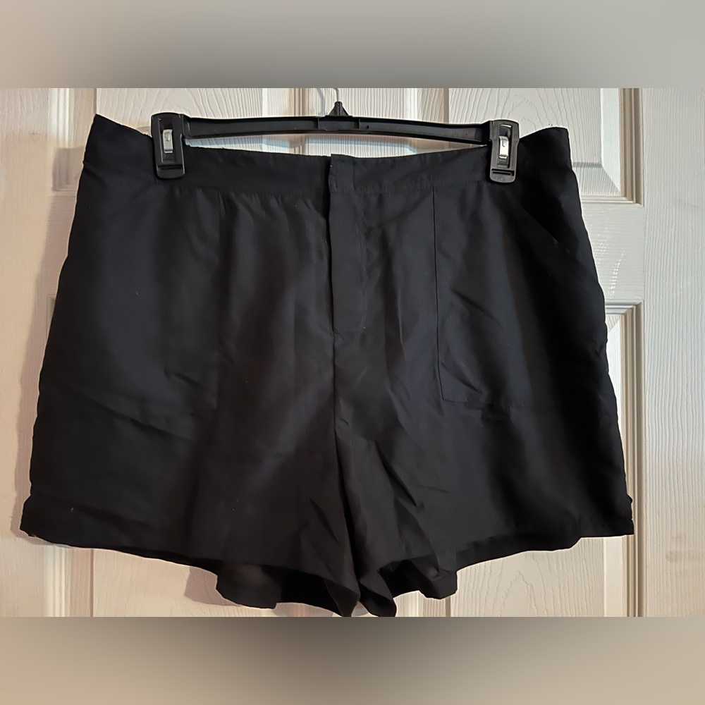 Swimsuits for all swim shorts, size 18, black, NWT